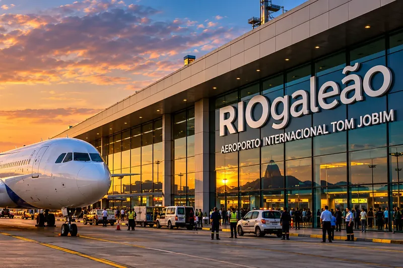 RIOgaleão – Tom Jobim International Airport terminal in Rio de Janeiro