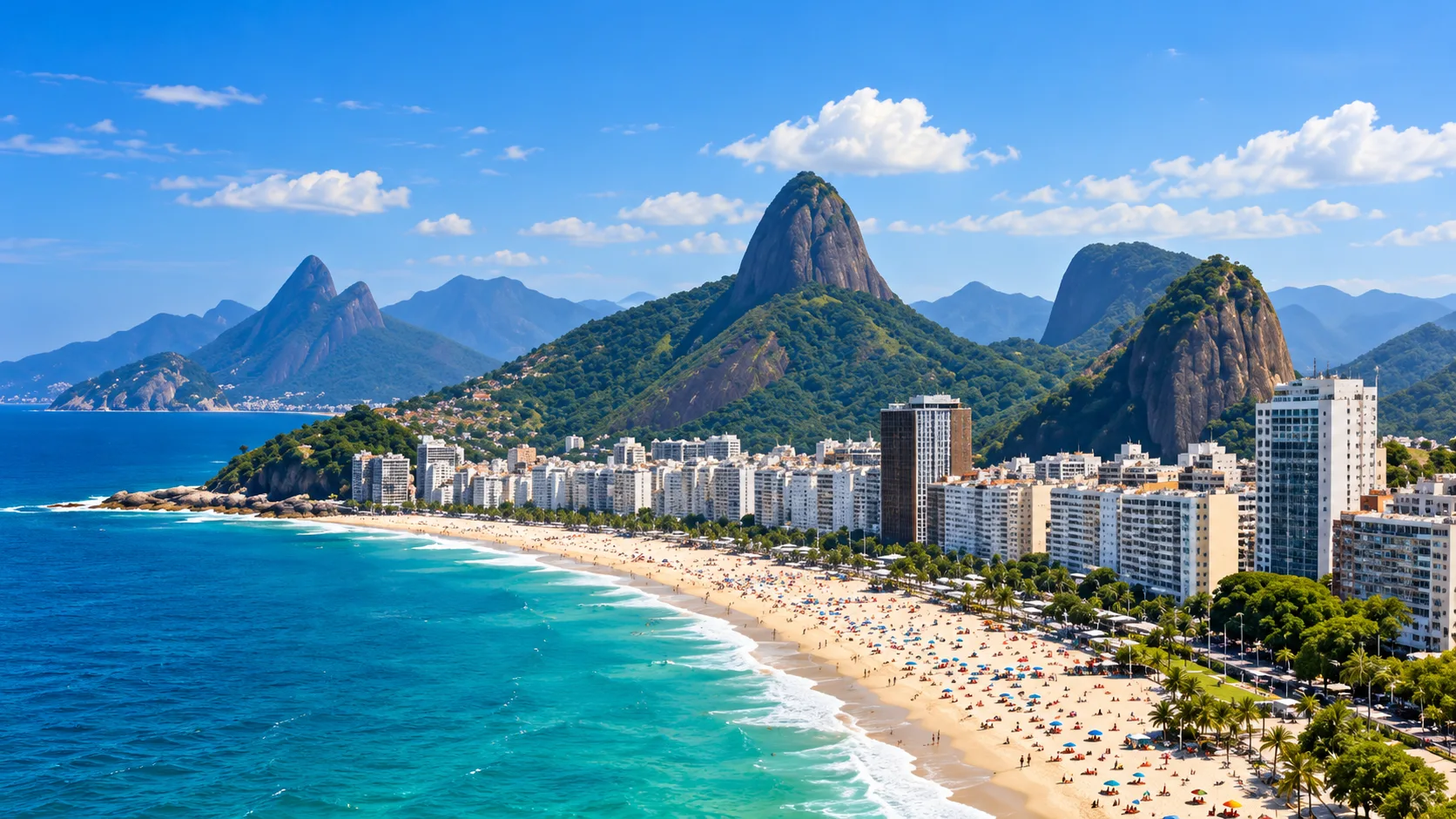 Transfer to Rio de Janeiro South Zone: Copacabana and Ipanema